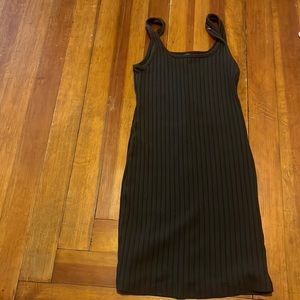 Long tight black dress